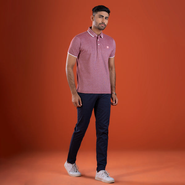 Solid Pink PK Polo